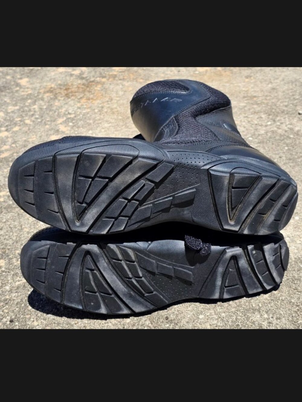 First Gear Hipora Leather Motorcycle Boots Breathable Waterproof Mens 43 US 10 - Picture 7 of 14